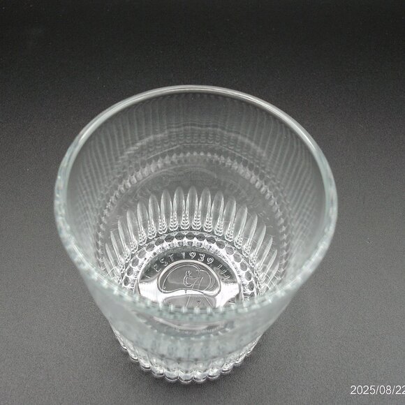 Vintage Crown Royal Whiskey Tumblers, Set of 4, Ribbed, Etched Crown Royal Logo - Picture 3 of 10